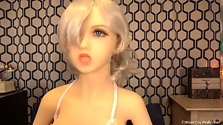 Introducing and Fucking Our New Fantasy Anime Elf Mini Sex Doll Harmony From Super Love Doll