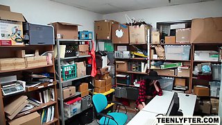 Teenie thief & corrupted cops - cruel threesome porno