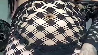 Watch me relaxing in a sheer through bikini