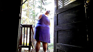 Showering in the Water Hose. Pt 4
