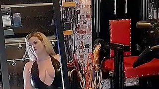 Slaveboys First Whipping in Her Dungeon