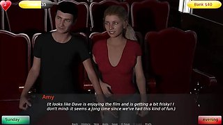 Hot Indian Wife Cuckolded in Public Theatre - Big Tits Teen Fucks Old Man
