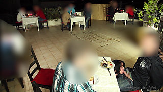Even in the Restaurant, Fucking in Front of the Guests!