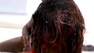 Jemeni loves it Anal Black and Ebony Bukkake Interracial POV
