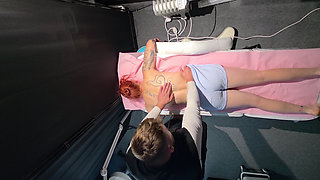 I Let My Wife Go for Massage, but Male Masseur Fuck Her Well... He Cum on Her Tits