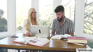 Sexy Shemale Teacher Bareback Fucked By Her Stubborn Student With Brittney Kade