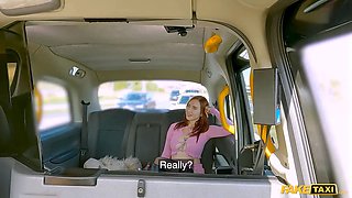 Faux cab - nervous passenger is calmed by my hardcore Big Cock in her pussy