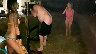 Cute and sweet amateur blonde opened up in steamy threesome