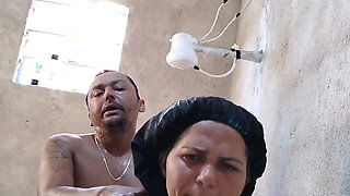 Wild sex in the shower - He fucked me while the water ran down my body