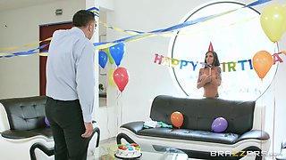 The Surprise Party With Keiran Lee, Melissa Lynn - Brazzers