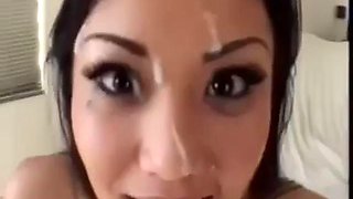 Big ass asian babe: Blowjob, Hardcore  Interracial Porn