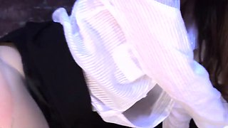 Horny Japanese creampie fetish finishes insatiable XXX