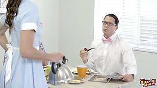 Leave It To Moms Beaver: June Cleaver Caught Fucking Milk Man