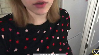 POV step-sis anal fuck in a kitchen