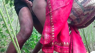 When the Laborer Was Leaving the Mistress of the Farm, the Owner Saw It. Rustic Woman Sexy Videos.