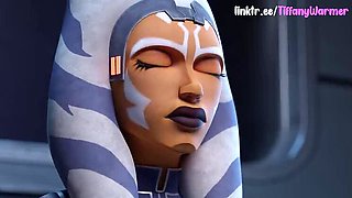 TiffanyWarmer Blowjob Cum in Mouth Face Fuck Star Wars Ahsoka 3D Parody