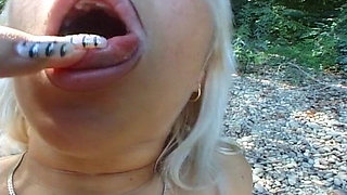 This German Blondie Is Here to Spread Her Pussy for You