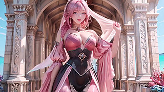 Pink Mermaid Queen! Private Gaze in the Underwater Palace, From Deep Sea Dreams to Beach Climax.