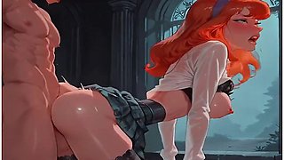 [gen Ai] Schoolgirl Slut Daphne Blake Getting Creampied For Like 9 Minutes Straight