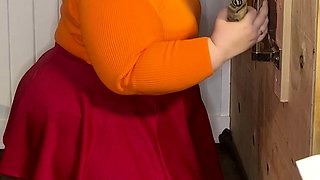 Jinkies- it looks to me like Velma had fun at my glory hole