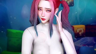 Car Toon - 3d Cute Asian Stripper Naked Her Perfect Boobs Got Her Wet Pussy Fucked So Hard