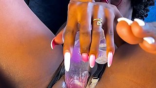 Hot Black Maid Does Some Webcam Black and Ebony