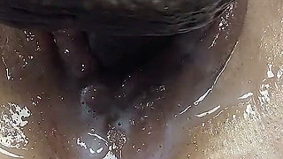 Asmr Moaning, Clit Vibrator & Creamy Orgasm with BBC Dildo