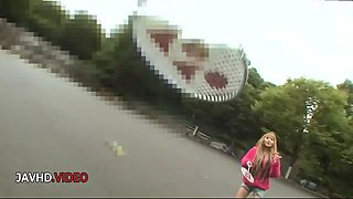 Seductive Asian Beauty Saki Oshiro Blows Hard Cock In Bathroom Orgasm Feast