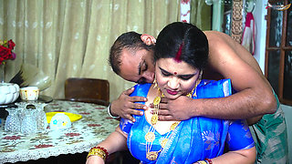 Desi malkin hardcore sex with her servent at dinning when she was alone at home full movie ( hindi audio )