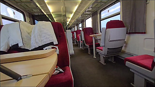 Adrenaline on the Train. Caught in the Toilet