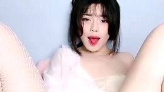 Horny japanese teen satomi stuffs herself with toy