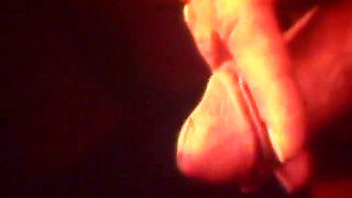 Red-tinted Vintage Loop Captures Retro Foursome in Raw Action