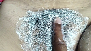 Desi Bhabhi's Clean Hair Pussy