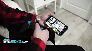 Family Strokes - big tits sex