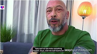 Mature Dutch Man Fucks A Super-hot Black-haired Bbw - Samantha Kiss