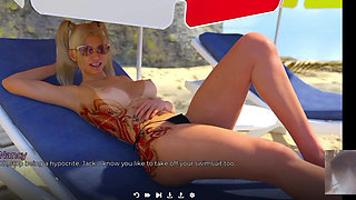 Hot Secretary Got Fucked by Her Boss in the Pool!!