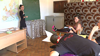 Teacher brings boys in for an orgy