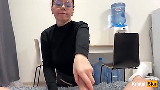 Hungry Teacher Sweetie Girl Tries New Grading System with Big Dick Tutor in POV