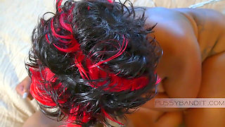 Cuckold Eats Big Black Cock Cum