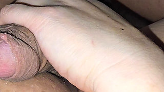 Horny Step mom handjob step son big cock instead of working out