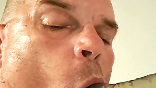Blowing and Sucking Exercises in the Shower...