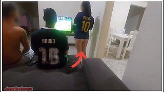 Dupla Penetração In I Had Sex With My Husbands Friend Because Of A Bet, I Got Horny And Ended Up Doing With Both Of