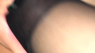 Hot amateur blonde gangbanged