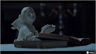 Freeuse Fantasy, Sata Jones And Sam Bourne - Porn For Atheists - Redhead Nun Time Stop Facefucked With Cum In Mouth