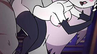 Hazbin Hotel Hentai: Rough Fucking Queen Stella in Every Hole - Helluva Boss Cartoon Porn