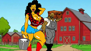 Redneck's Slutty Wife. Cartoon
