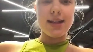 Training and Masturbate in the Gym