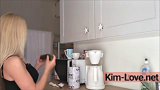 Fit Sexy German Milf Gapes on Extreme Huge Cucumber