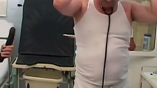 Doctor piss - young lady Renata Black gets her mouth filled with doctor's urine