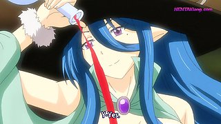 ASS FUCKING very first time: devil sweetheart loses it to XXL spunk-pump & magic tail (Uncensored) (Subbed)